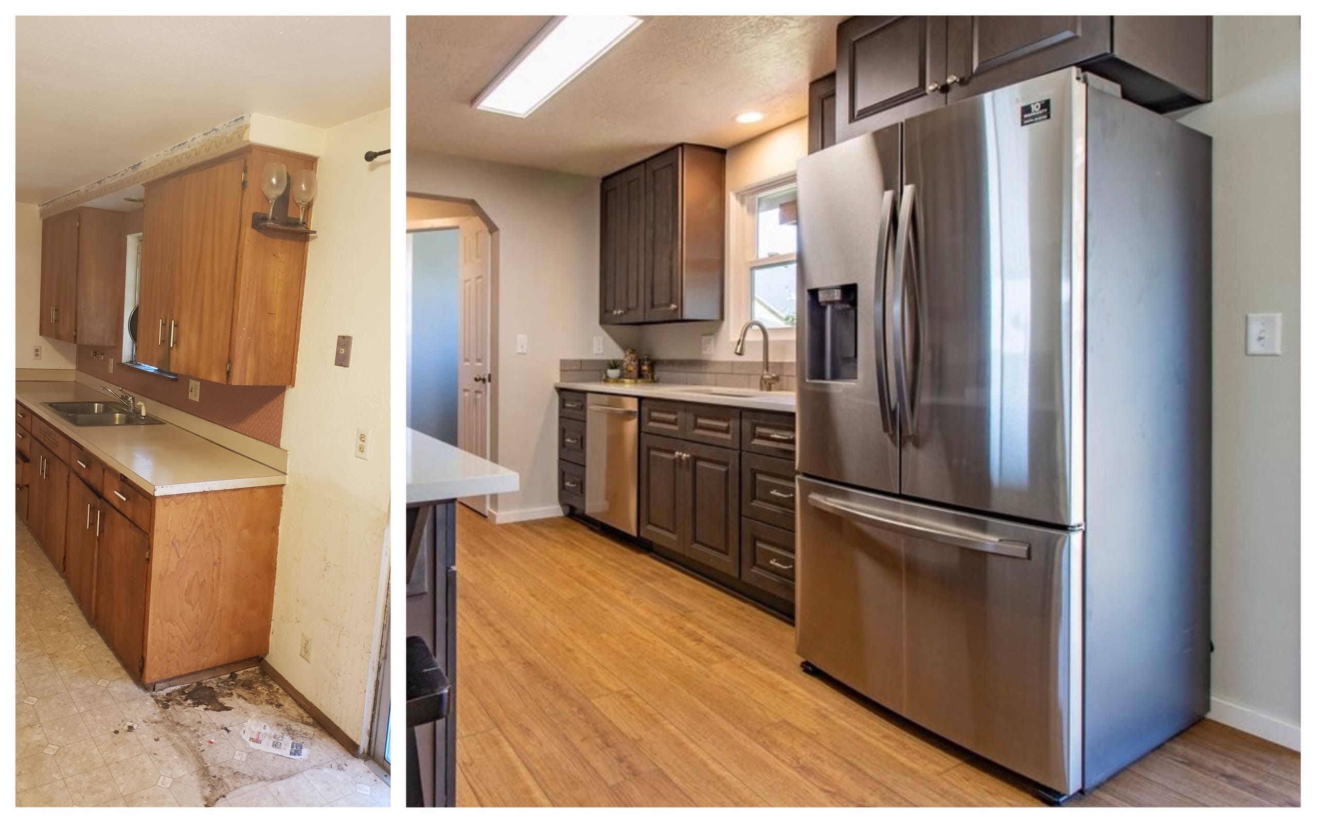 Kitchen of property that was fixed and flipped in Springfield OR