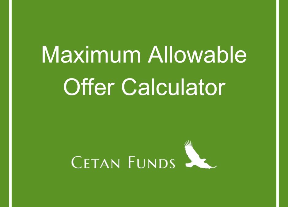 Maximum Allowable Offer Calculator